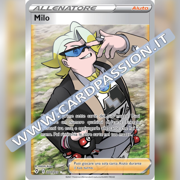 201/203 Milo (Full Art) | Evoluzioni Eteree - Card Passion