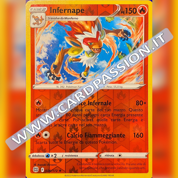 026/172 Infernape Reverse | Astri Lucenti - Card Passion