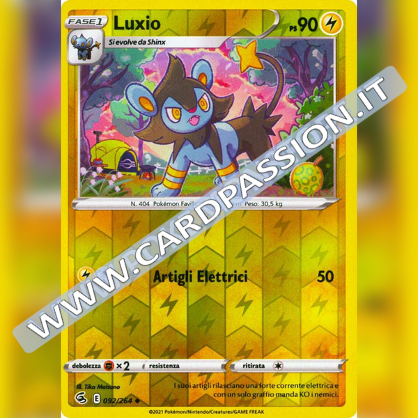 092/264 Luxio Reverse | Colpo Fusione - Card Passion