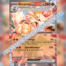 032/198 Arcanine ex Teracristal | Scarlatto e Violetto