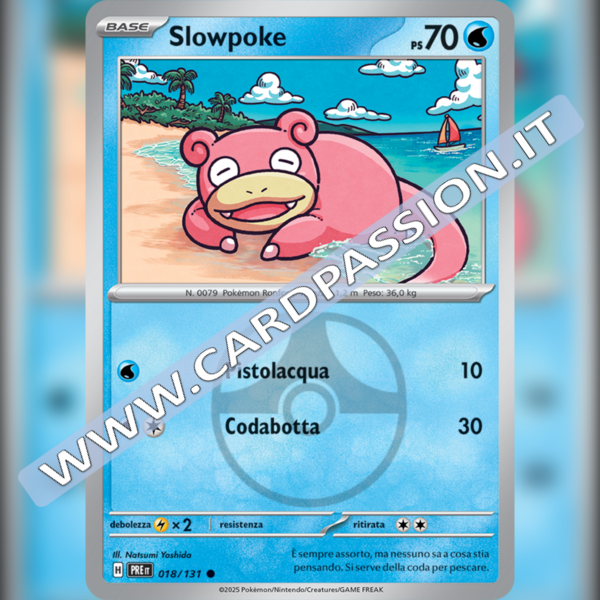 018/131 Slowpoke Master Ball Reverse | Evoluzioni Prismatiche