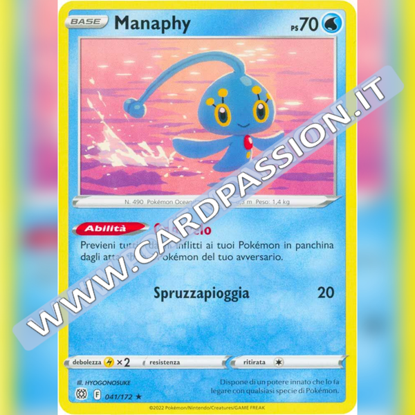 041/172 Manaphy | Astri Lucenti - Card Passion