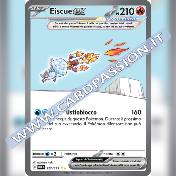 222/197 Eiscue ex (Alternative Art) | Ossidiana Infuocata