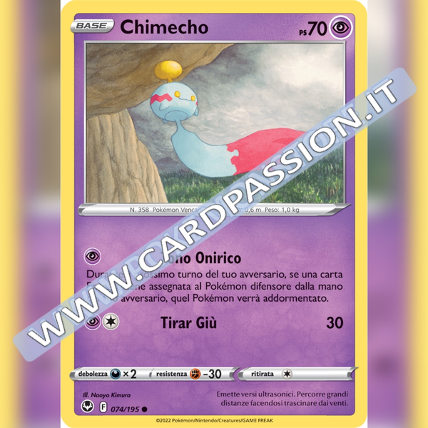 074/195 Chimecho | Tempesta Argentata