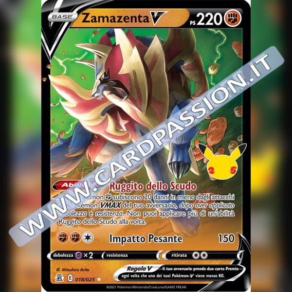 018/025 Zamazenta V | Gran Festa - Card Passion