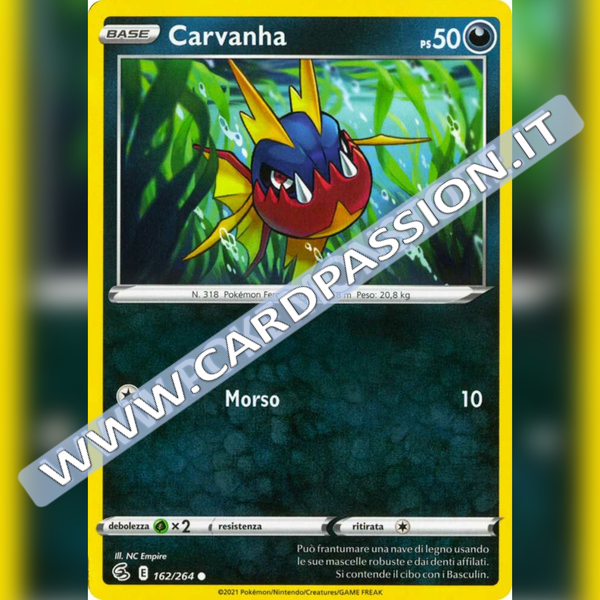 162/264 Carvanha | Colpo Fusione - Card Passion