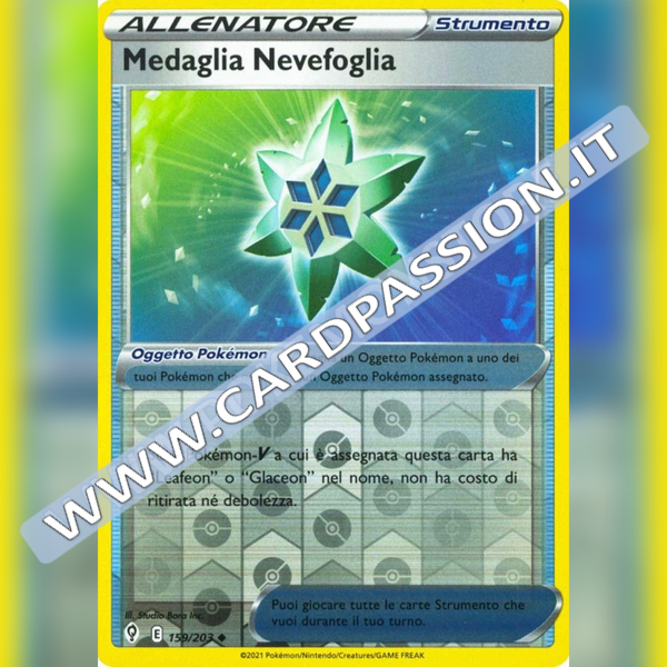 159/203 Medaglia Nevefoglia Reverse | Evoluzioni Eteree - Card Passion