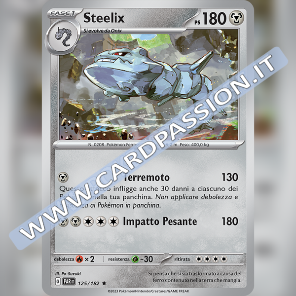125/182 Steelix Holo | Paradosso Temporale