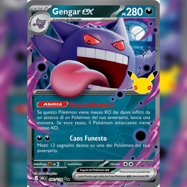 090/128 Gengar-ex | 30esimo Anniversario