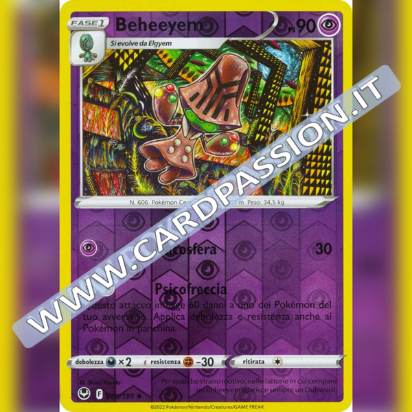 080/195 Beheeyem Reverse | Tempesta Argentata