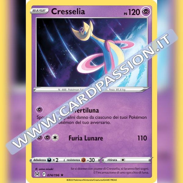 074/196 Cresselia Holo | Origine Perduta - Card Passion