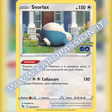 055/078 Snorlax Rara Holo | Pokémon GO - Card Passion