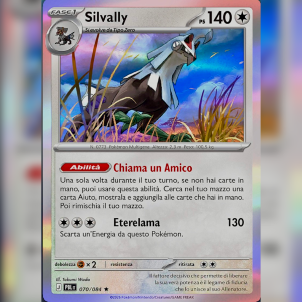 070/084 Silvally Holo | Buio Pesto