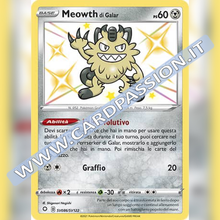 SV086/SV122 Meowth Di Galar Baby Shiny | Destino Splendente - Card Passion