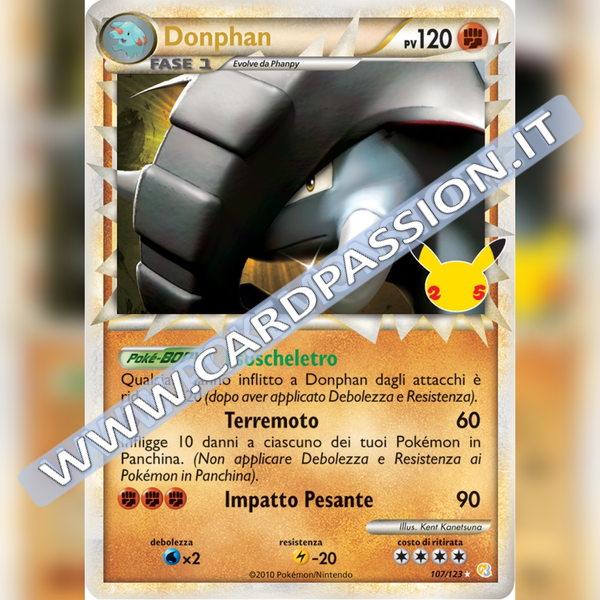 107/123 Donphan Holo | Gran Festa - Card Passion