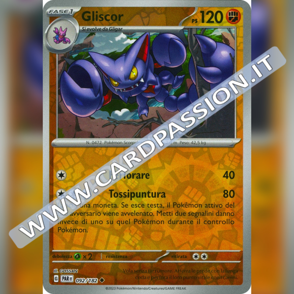 092/182 Gliscor Reverse | Paradosso Temporale