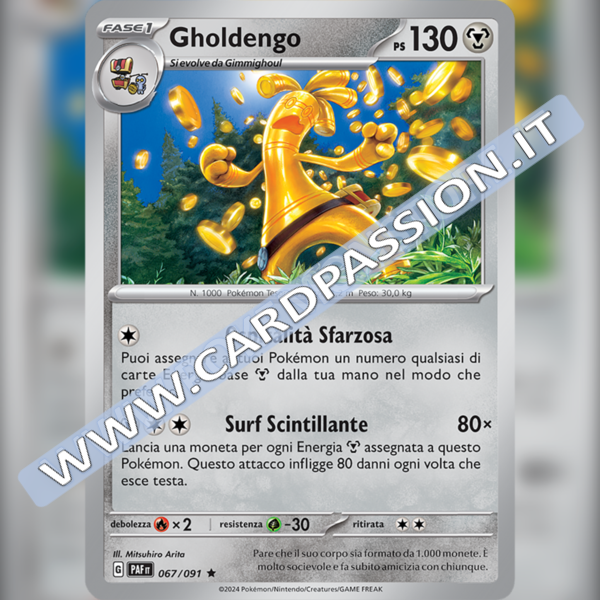 067/091 Gholdengo Holo | Destino di Paldea
