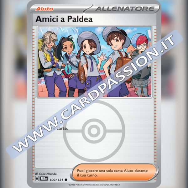 109/131 Amici a Paldea Poke Ball Reverse | Evoluzioni Prismatiche