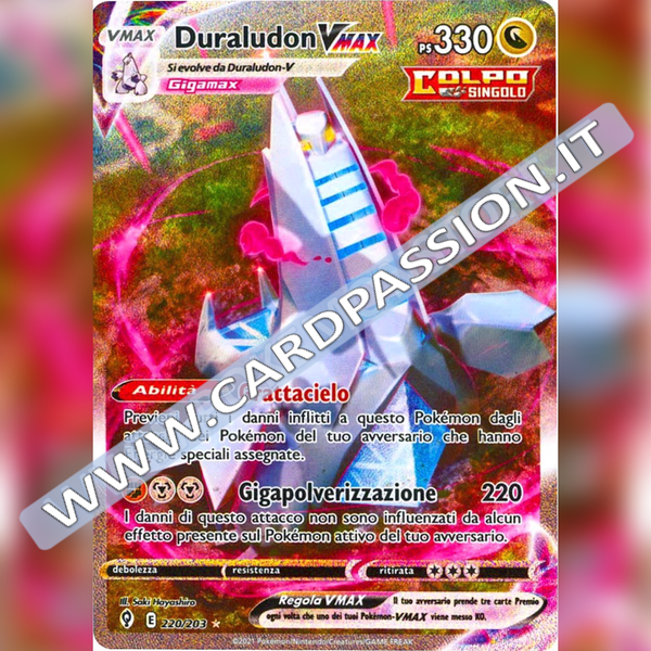 220/203 Duraludon VMax (Alternative Art) | Evoluzioni Eteree - Card Passion
