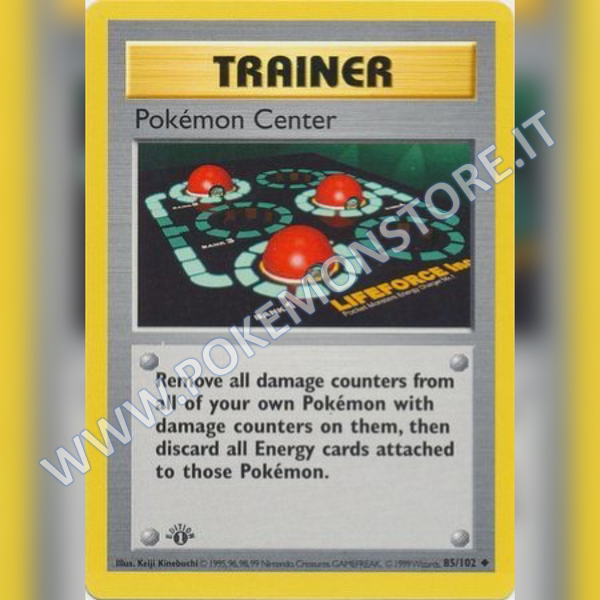 85/102 Pokemon Center Uncommon (1st Edition) | Set Base (ENG) - Card Passion
