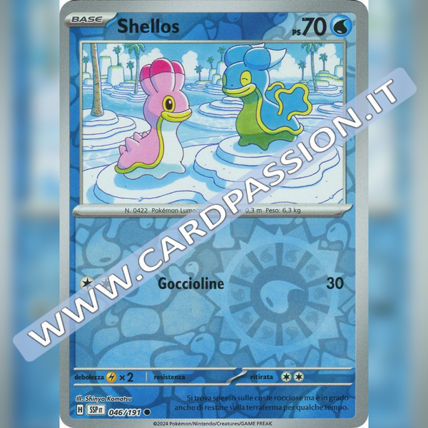 046/191 Shellos Reverse | Scintille Folgoranti