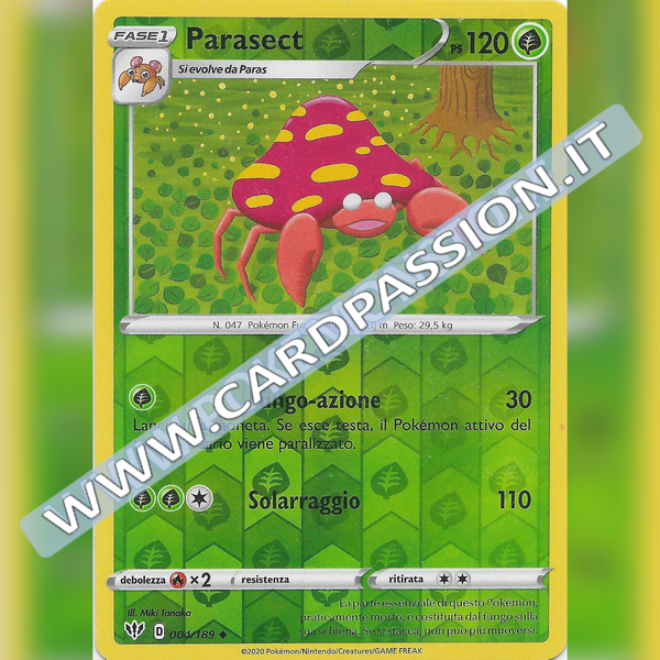 004/189 Parasect Non Comune Reverse | Fiamme Oscure - Card Passion