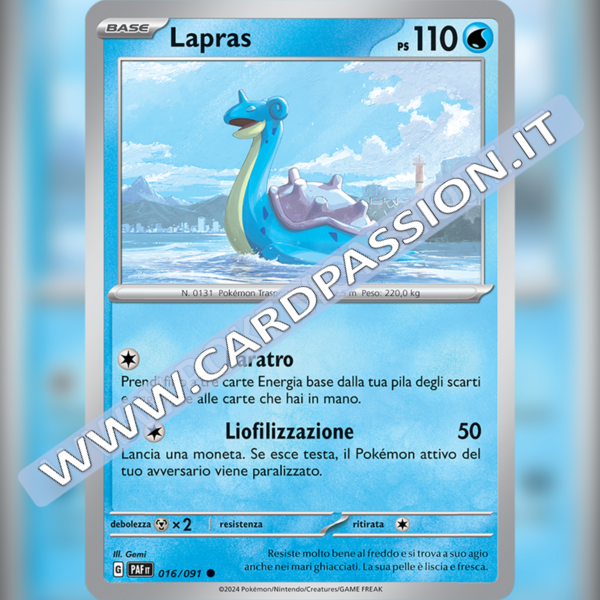 016/091 Lapras | Destino di Paldea