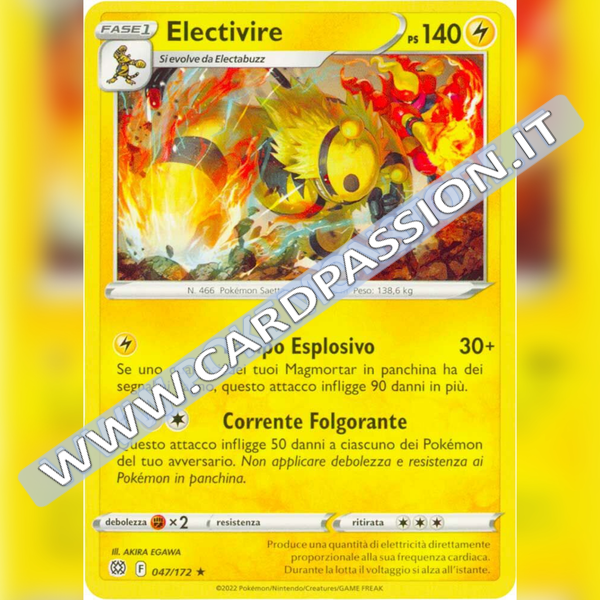 047/172 Electivire | Astri Lucenti - Card Passion