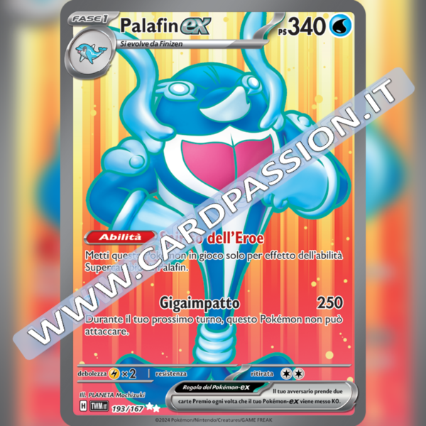 193/167 Palafin ex (Full Art) | Crepuscolo Mascherato