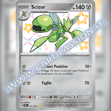 191/091 Scizor Shiny | Destino di Paldea