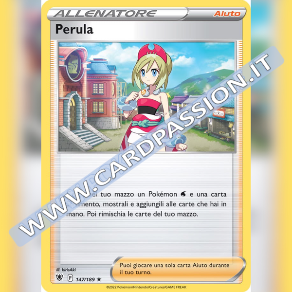 147/189 Perula Rara Holo | Lucentezza Siderale - Card Passion