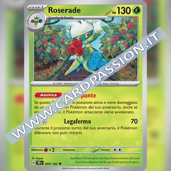 009/162 Roserade | Cronoforze