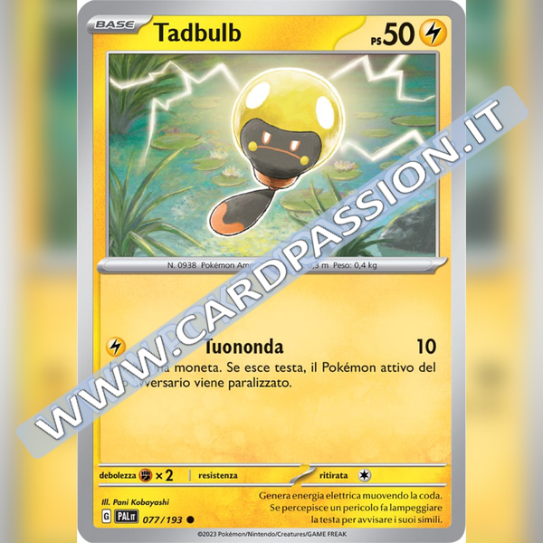 077/193 Tadbulb | Evoluzioni a Paldea