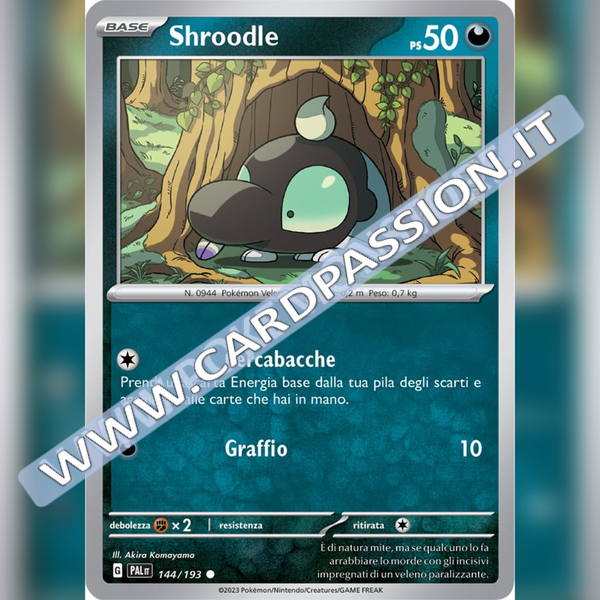 144/193 Shroodle | Evoluzioni a Paldea