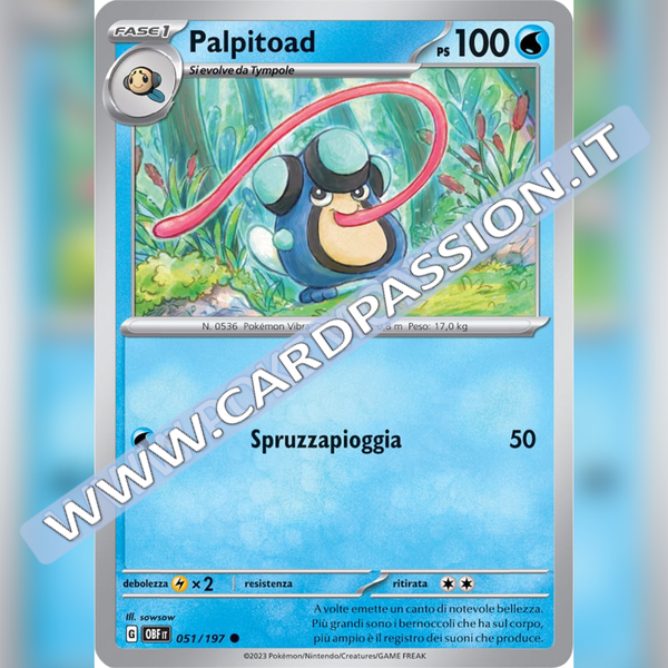 051/197 Palpitoad | Ossidiana Infuocata