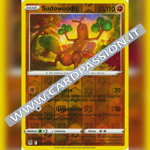 094/196 Sudowoodo Reverse | Origine Perduta - Card Passion