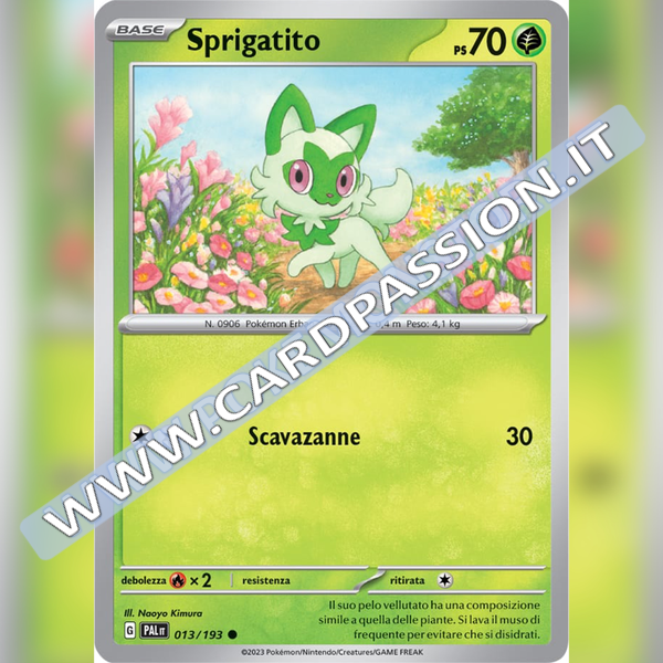 013/193 Sprigatito | Evoluzioni a Paldea