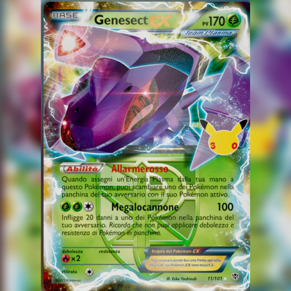 _ 11/101 Genesect-EX | 30esimo Anniversario
