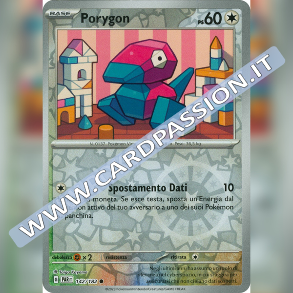 142/182 Porygon Reverse | Paradosso Temporale