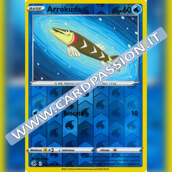 082/264 Arrokuda Reverse | Colpo Fusione - Card Passion