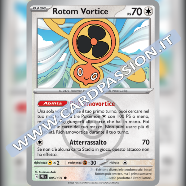 085/131 Rotom Vortice Poke Ball Reverse | Evoluzioni Prismatiche