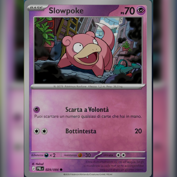 029/084 Slowpoke Reverse | Buio Pesto