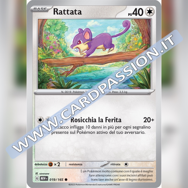 019/165 Rattata | Scarlatto e Violetto 151