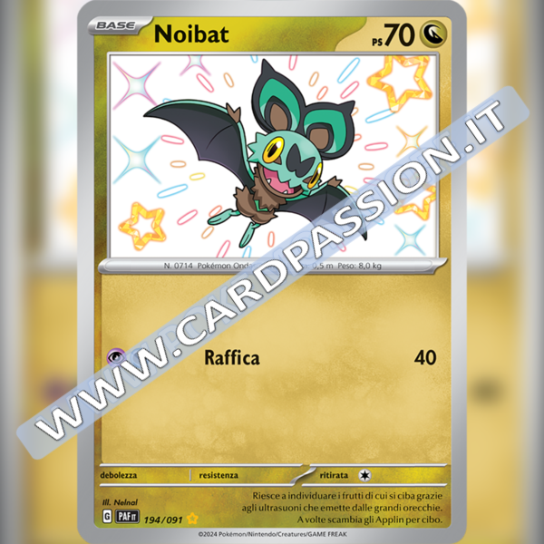 194/091 Noibat Shiny | Destino di Paldea