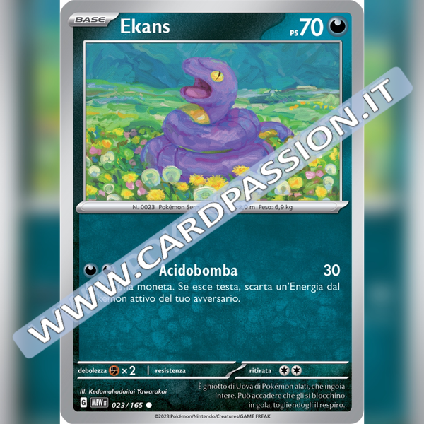 023/165 Ekans | Scarlatto e Violetto 151