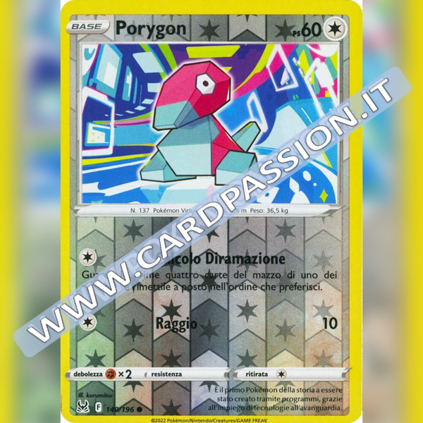 140/196 Porygon Reverse | Origine Perduta - Card Passion