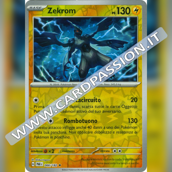 066/182 Zekrom Reverse | Paradosso Temporale