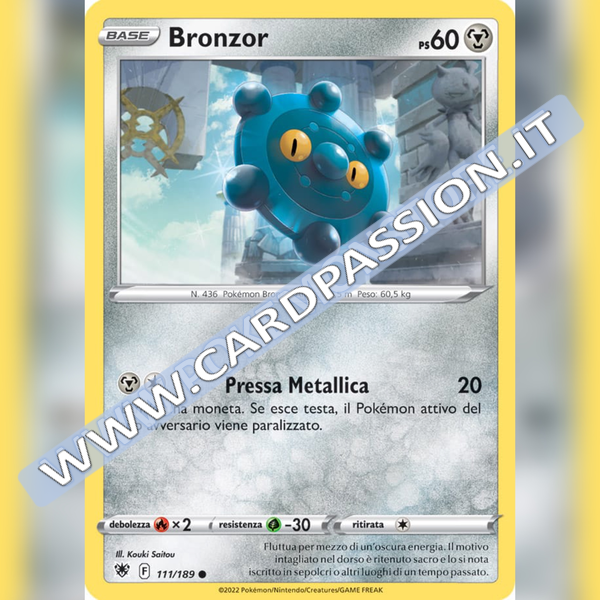 111/189 Bronzor Comune | Lucentezza Siderale - Card Passion