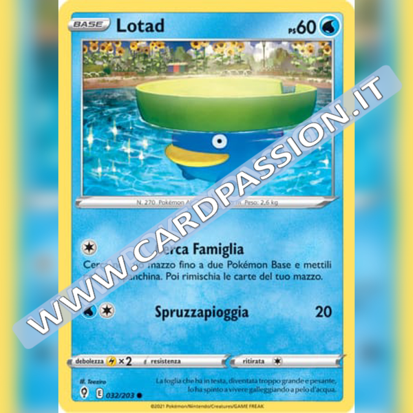 032/203 Lotad | Evoluzioni Eteree - Card Passion