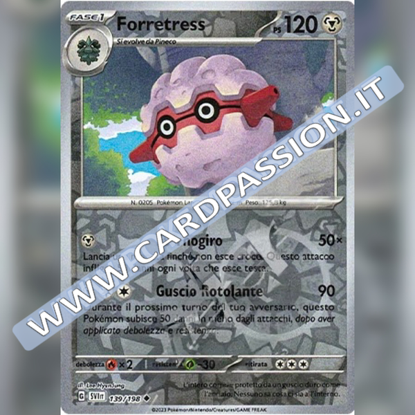 139/198 Forretress Reverse | Scarlatto e Violetto